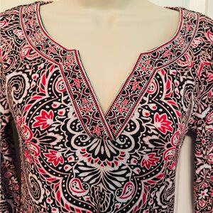 NWOT XXS WHBM Dress Paisley Timeless Classic White House Black Market Never worn
